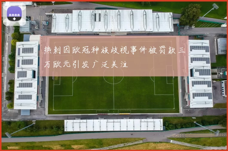 热刺因欧冠种族歧视事件被罚款三万欧元引发广泛关注
