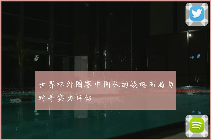 世界杯外围赛中国队的战略布局与对手实力评估