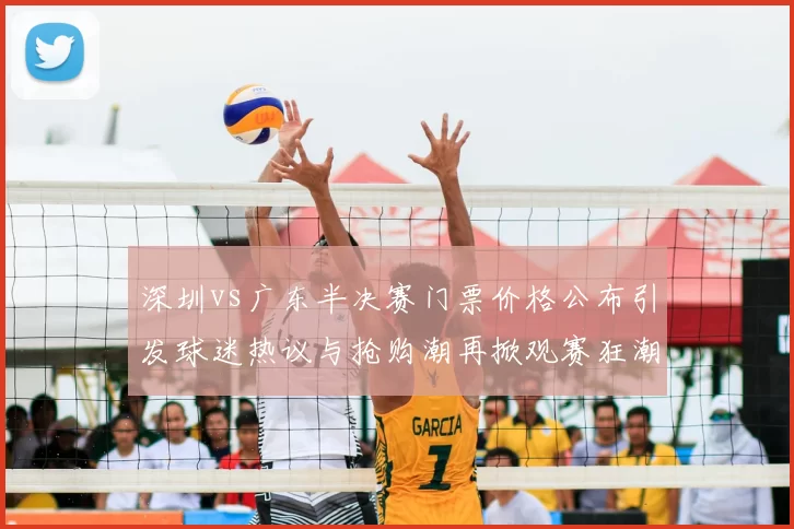 深圳vs广东半决赛门票价格公布引发球迷热议与抢购潮再掀观赛狂潮