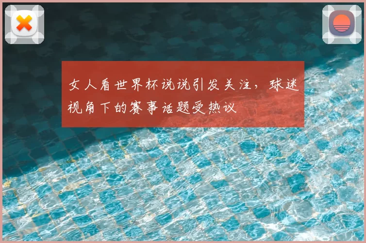 女人看世界杯说说引发关注,球迷视角下的赛事话题受热议