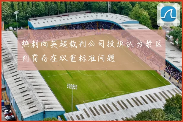 热刺向英超裁判公司投诉认为禁区判罚存在双重标准问题