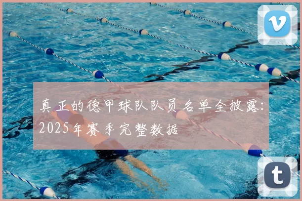 真正的德甲球队队员名单全披露：2025年赛季完整数据