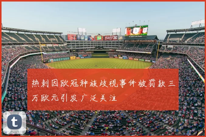 热刺因欧冠种族歧视事件被罚款三万欧元引发广泛关注
